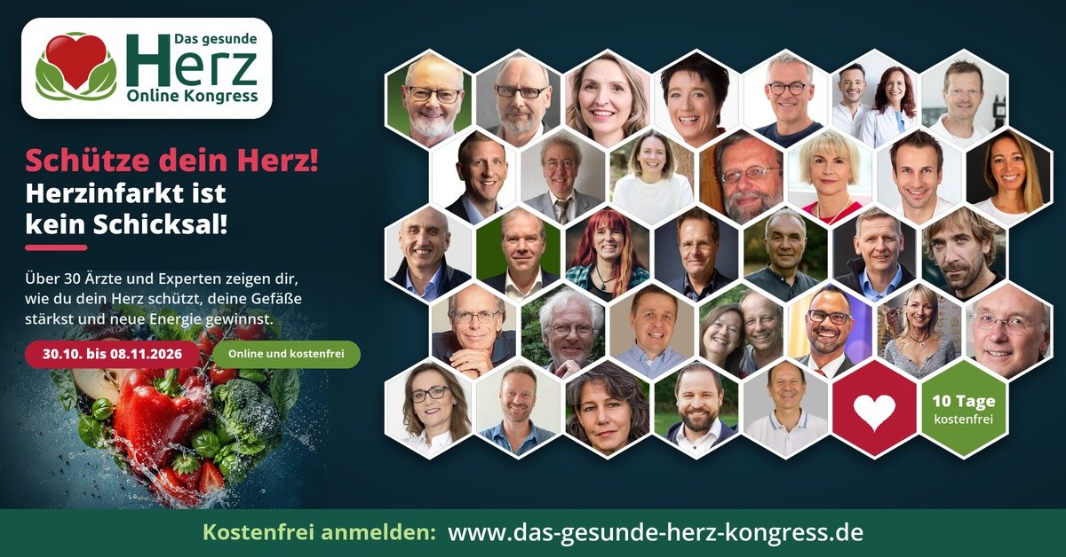 Hauptgrafik Das gesunde Herz Online Kongress 2026