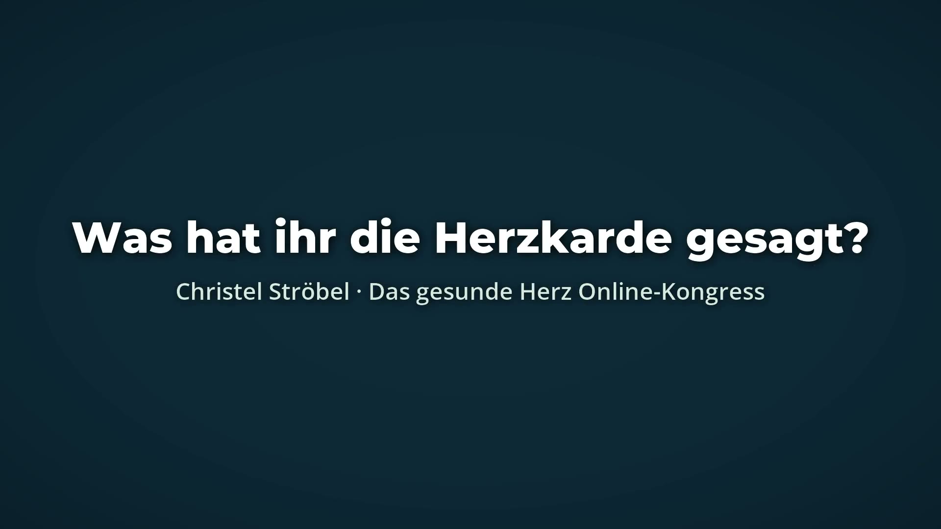 Kurzclip Christel Ströbel