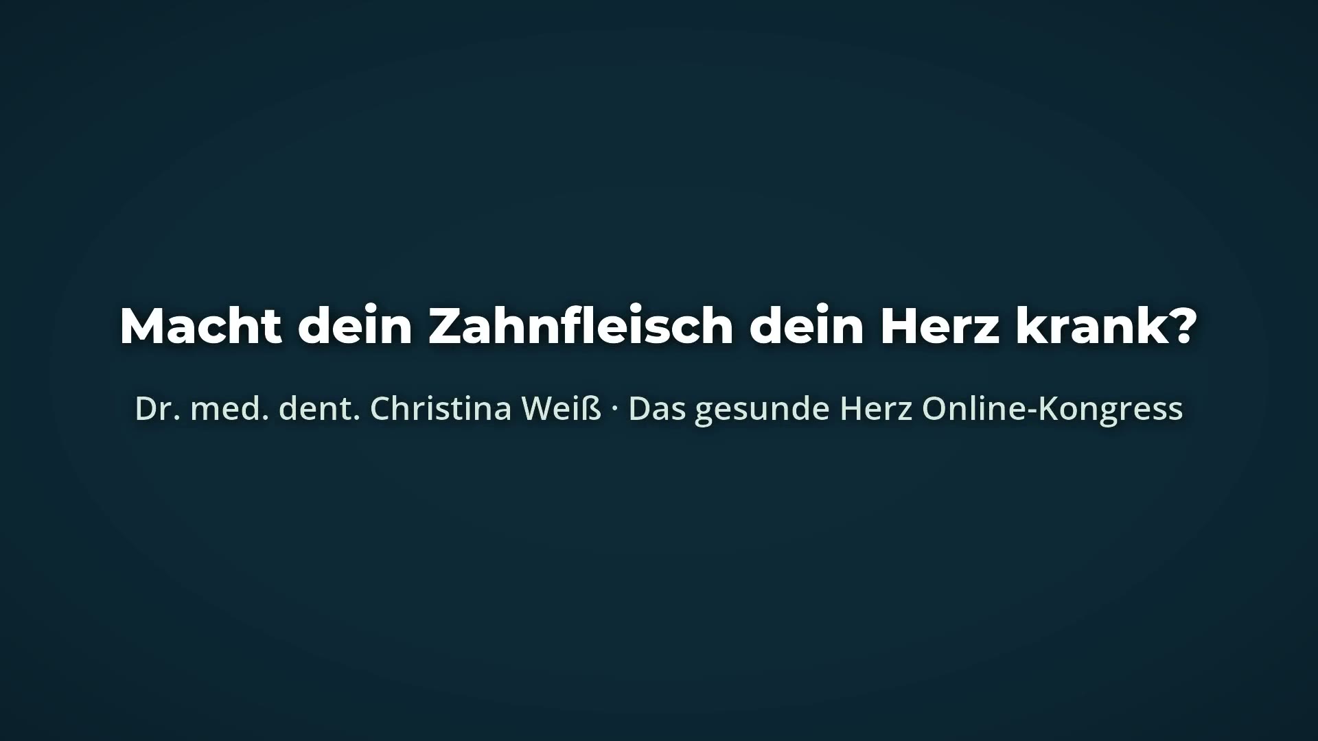 Kurzclip Dr. med. dent. Christina Weiß