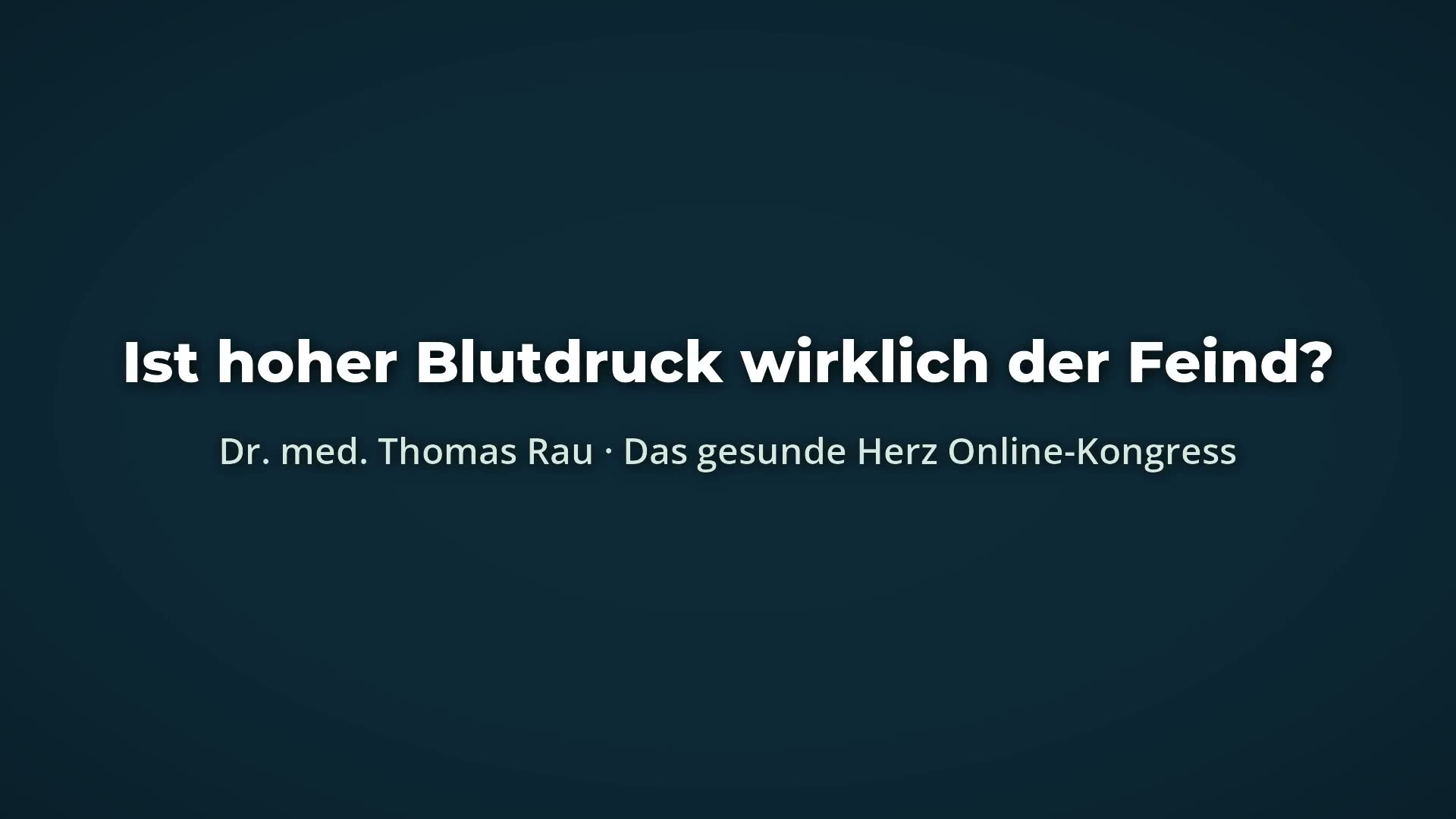 Kurzclip Dr. med. Thomas Rau