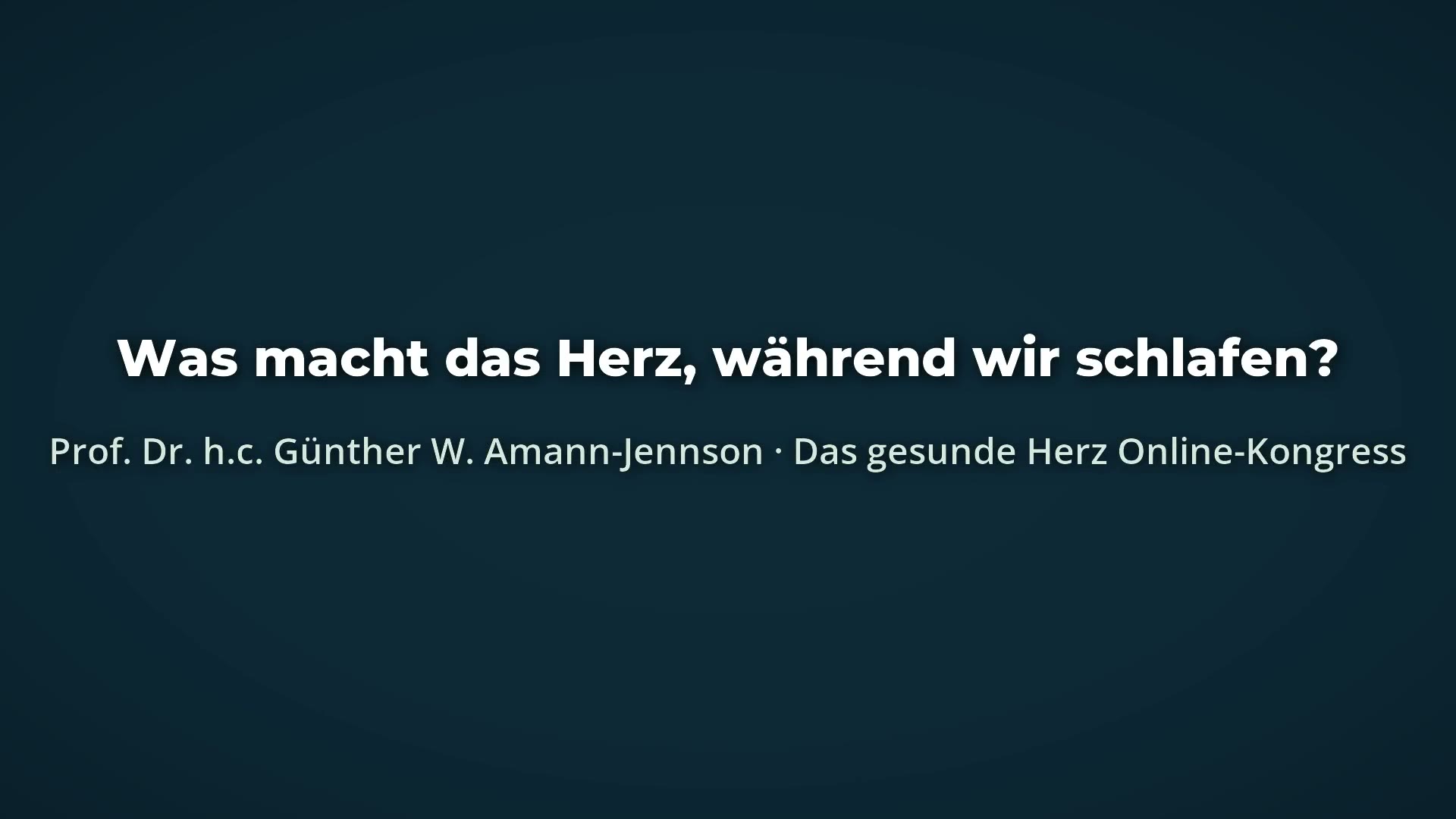 Kurzclip Prof. Dr. med. h.c. Günther W. Amann-Jennson
