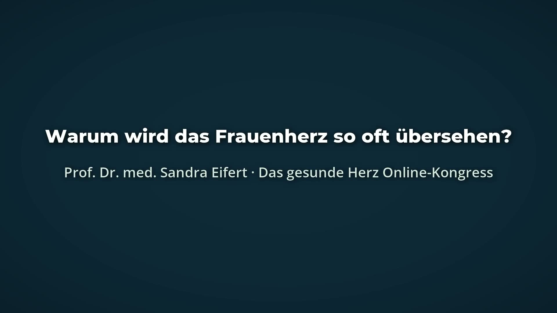 Kurzclip Prof. Dr. med. Sandra Eifert