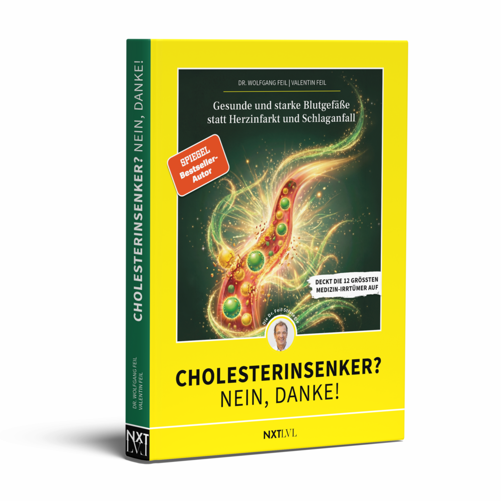 Mein neues Buch "Cholesterinsenker? Nein, danke! Gesunde und starke Blutgefäße statt Herzinfarkt und Schlaganfall"